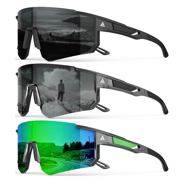 Gafas Deportivas Polarizadas QALLY con Protección UV400 para Hombre