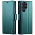 thumbnail image 2 of CaseMe Funda de Cuero para Samsung Galaxy S26 Ultra 5G con Bloqueo RFID, para Samsung Galaxy S25 5G Funda para Mujer y Hombre, Tarjetero con Cierre Magnético, Funda Tipo Folio, Verde, 2 of 11