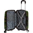 thumbnail image 6 of Rockland Safari Hardside Spinner Wheel Luggage, Camouflage, 3-Piece Set (20/24/28) 3-Piece Set (20/24/28) Camouflage, 6 of 7