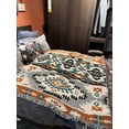thumbnail image 3 of Boho Southwestern Throw Blanket Western Blankets Throws Decor Couch Cover Blanket for Bed Sofa Living Room Beach Travel 51"x71" (Geometry Thicken), 3 of 8
