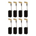 thumbnail image 1 of For 8 Pcs N097696 Carbon Brushes For Dwe4120 Dwe4011 Dwe4120n Dwe4887 For Grinder Motor, 1 of 5