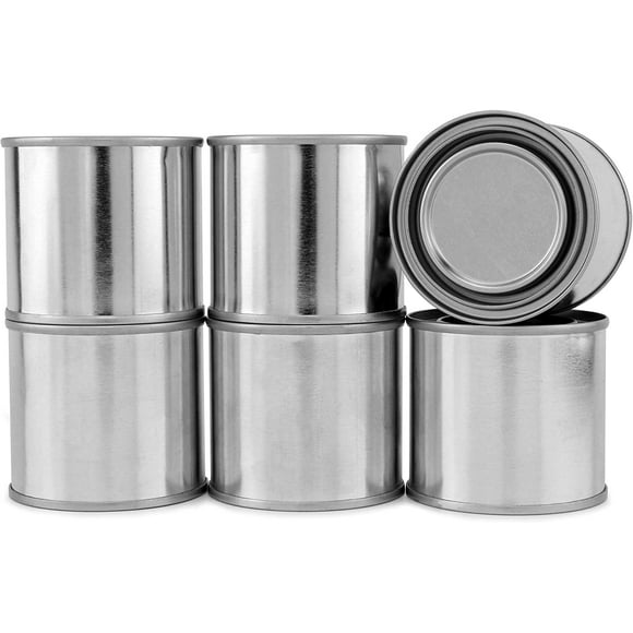Empty Metal Paint Cans
