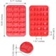thumbnail image 5 of Moldes de silicona para huesos de pata de perro, moldes antiadherentes seguros para alimentos para golosinas para perros, 5 of 5