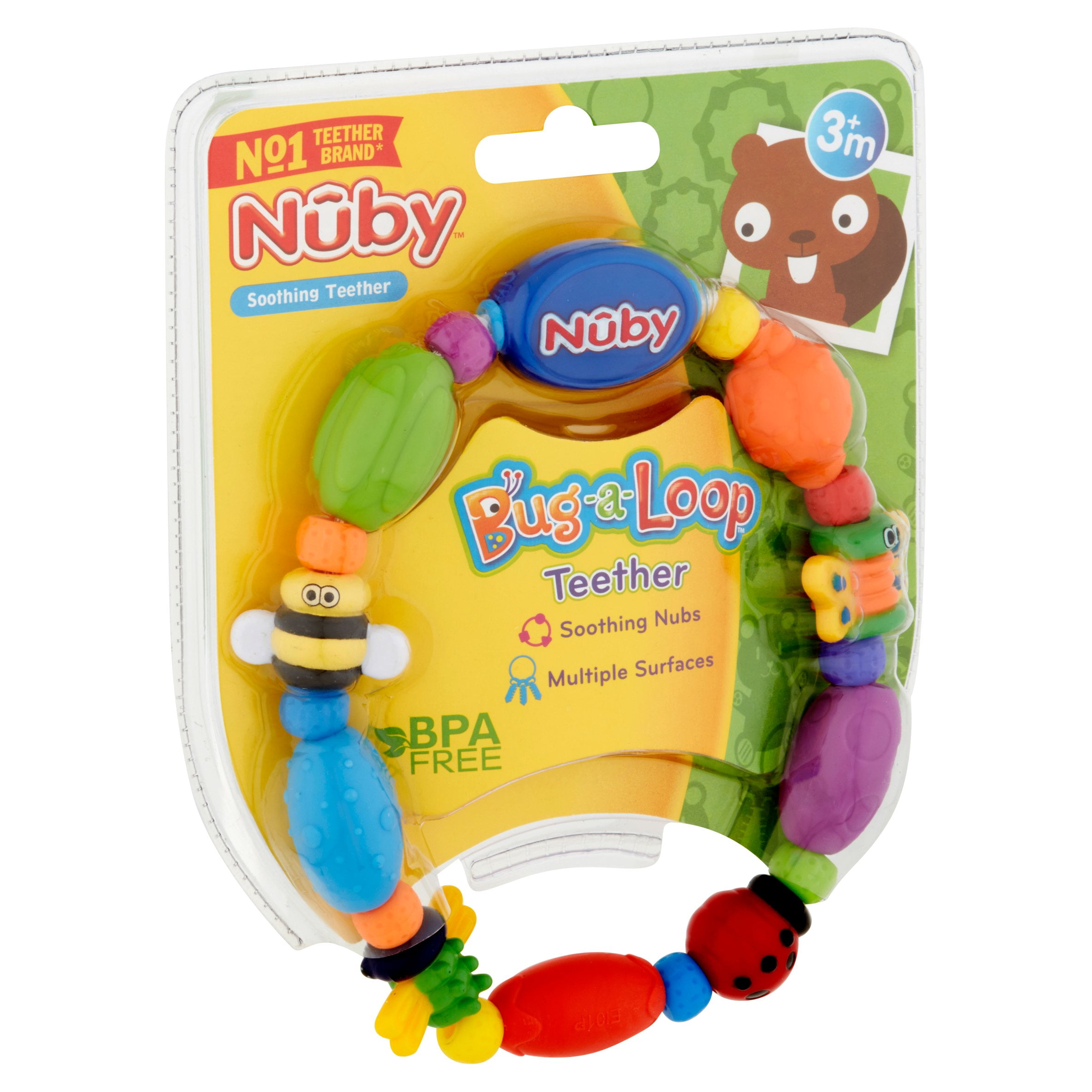nuby bug a loop teether