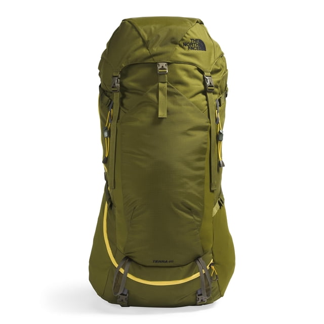 Mochila tipo mochila THE NORTH FACE Terra 65 L, oliva bosque/verde topo nuevo, pequeña/mediana