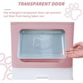 thumbnail image 2 of Cat Litter Box, Large Front Entry Top Exit Litter Box with Lid for Cats, Easy Clean Cat Potty with Cat Litter Scoop, 2 of 7