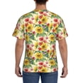 thumbnail image 2 of Rocae Sunflower Cornflower Poppy for Men's Moisture-Wicking Crew Tee - T-Shirt for Sports, Outdoor Activities, and Casual WearMedium, 2 of 9