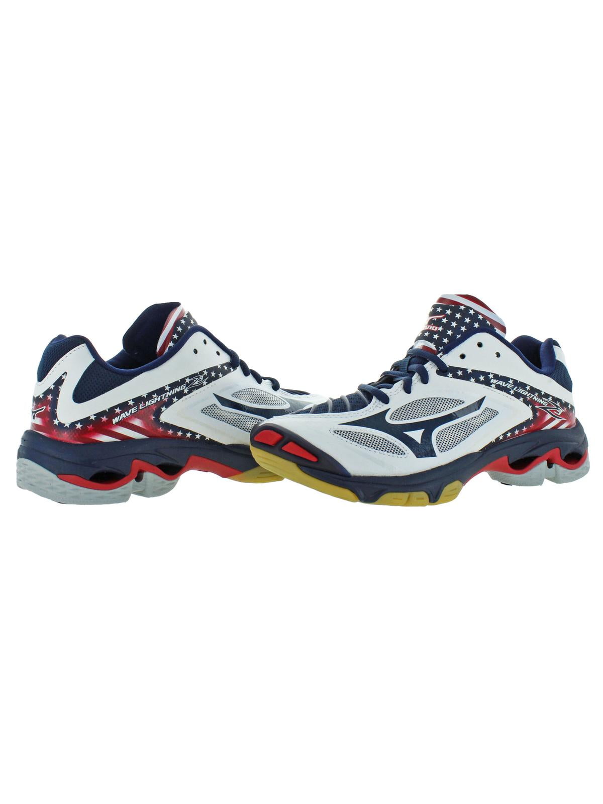 Mizuno Wave Lightning Z3 Volleyball Shoe - 6.5M - Blue / White / Red - Walmart.com Mizuno Wave Lightning Z3 Volleyball Shoe - 6.5M - Blue / White / Red - Walmart.com