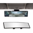 thumbnail image 1 of WANNGWE Rear View Mirror, Interior Clip-on Wide Angle Rear View Mirror, Universal 11.81 Inch Panoramic Convex Rearview Mirror, Rear View Mirror Accessory, for Cars, SUVs, Trucks and U25310-11017, 1 of 7