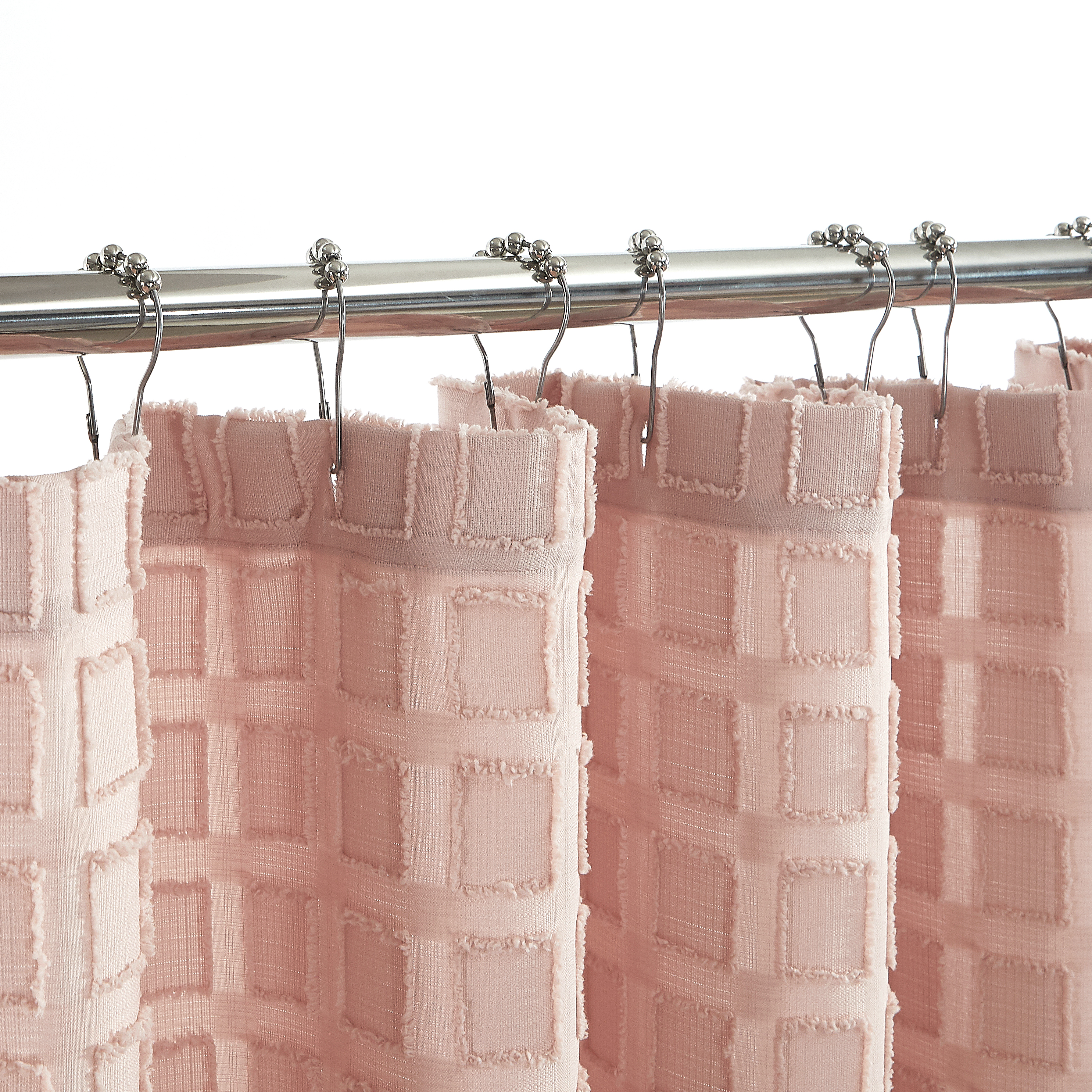 Better Homes & Gardens Clipped Fabric Shower Curtain, in Cherry Blossom