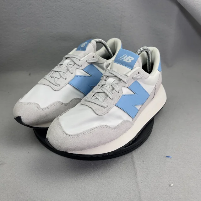New Balance 237 Sneakers White Blue Gray Mens Size 9.5 WMS Size 11 New NWOB