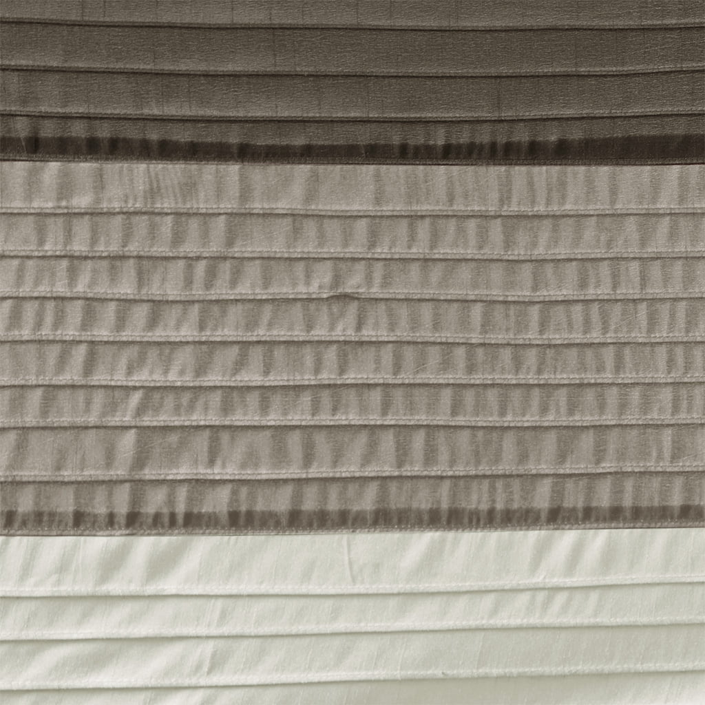 Euroco Faux Silk Shower Curtain