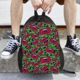 thumbnail image 6 of Rocae Graffiti Tape print Computer Bag with Separate Compartment, Suitable for 15 inch Laptop Backpack, Gift for Men and Women, 6 of 8
