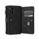 thumbnail image 5 of Funda para OPPO Find X3/x3 Pro Cover Titular de la Tarjeta de Crédito a Prueba de Golpes Premium Pu Cuero Anti-arañazos Bolsillo con Cremallera - Negro, 5 of 5