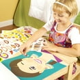 thumbnail image 3 of Melissa & Doug Make-a-Face Sticker Pad - Fashion Faces, 20 Faces, 5 Sticker Sheets - FSC Certified, 3 of 10