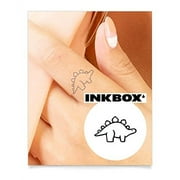 Inkbox Temporary Tattoos, Semi-Permanent Tattoo, One Premium Easy Long Lasting, Water-Resistant Temp Tattoo with For Now Ink - Lasts 1-2 Weeks, Stego, 1 x 1 in