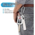 thumbnail image 3 of Key Fob Cover Compatible with Honda Accord Civic CR-V Crosstour HR-V LX 2013-2022 Keychain Case Holder Protector,Silver, 3 of 7
