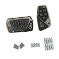 thumbnail image 5 of Nishiyuenyi 2 Pieces Brake Pedal Covers Automotive Professional Auto Accessories Generic Black Automatic Gear, 5 of 9