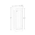 thumbnail image 3 of Armoire à porte unique mince Ashland - Blanc, 3 of 9