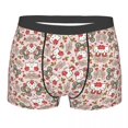 thumbnail image 1 of RWJDXD Custom Hello Kitty Anime Cat Pattern Underwear Men Stretch Boxer Briefs Shorts Panties Soft Underpants For Male o, 1 of 5