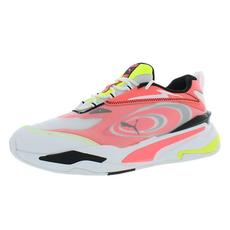 Puma RS Fast Paradise Mens Shoes Size 10.5, Color: Pink/Volt/White