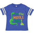 thumbnail image 3 of Inktastic Middle Brother Boy Dinosaur Announcement Boys Toddler T-Shirt, 3 of 5