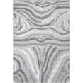 thumbnail image 6 of Abani Hampton Collection Area Rug Mid Century Zebra Print Living Room Decor Floor Rug 8 x 10 Grey, 6 of 8