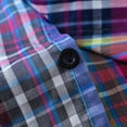 thumbnail image 4 of Coerni Boys Toddler Plaid Button Down Shirt Short Sleeve Lapel Neck Summer Casual Top Kids Baby Trendy Tees with Pocket Clothes, 4 of 4