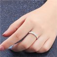 thumbnail image 5 of 4Pcs Stainless Steel Silver Women's Ring Set Moon,Sun,Wave Pattern Blue Opal Ring, 5 of 6