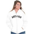 thumbnail image 3 of Funny Anti You Sarcastic Attitude Zip Up Hoodie Men's Women's Brisco Brands M, 3 of 6