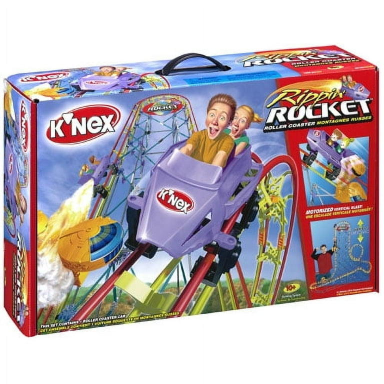 K NEX Rippin Rocket Roller Coaster Play Set