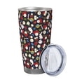 thumbnail image 2 of Cauagu Rose Rabbit Pattern 20oz Tumbler,Stainless Steel Vacuum Insulated Tumbler with Lid Insulated Coffee Mug Thermal Cup with Splash Proof Sliding Lid-Without Straw, 2 of 8