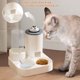 thumbnail image 3 of Cuenco para gatos, cuenco para perros, cuenco para comida para gatos, alimentador automático de comida para gatos, dispensador de agua, cuenco doble de agua potable de cerámica para perros y mascotas, 3 of 4