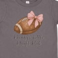 thumbnail image 4 of Inktastic Daddy's Little Draft Pick Football Pink Bow Boys or Girls Toddler T-Shirt, 4 of 5