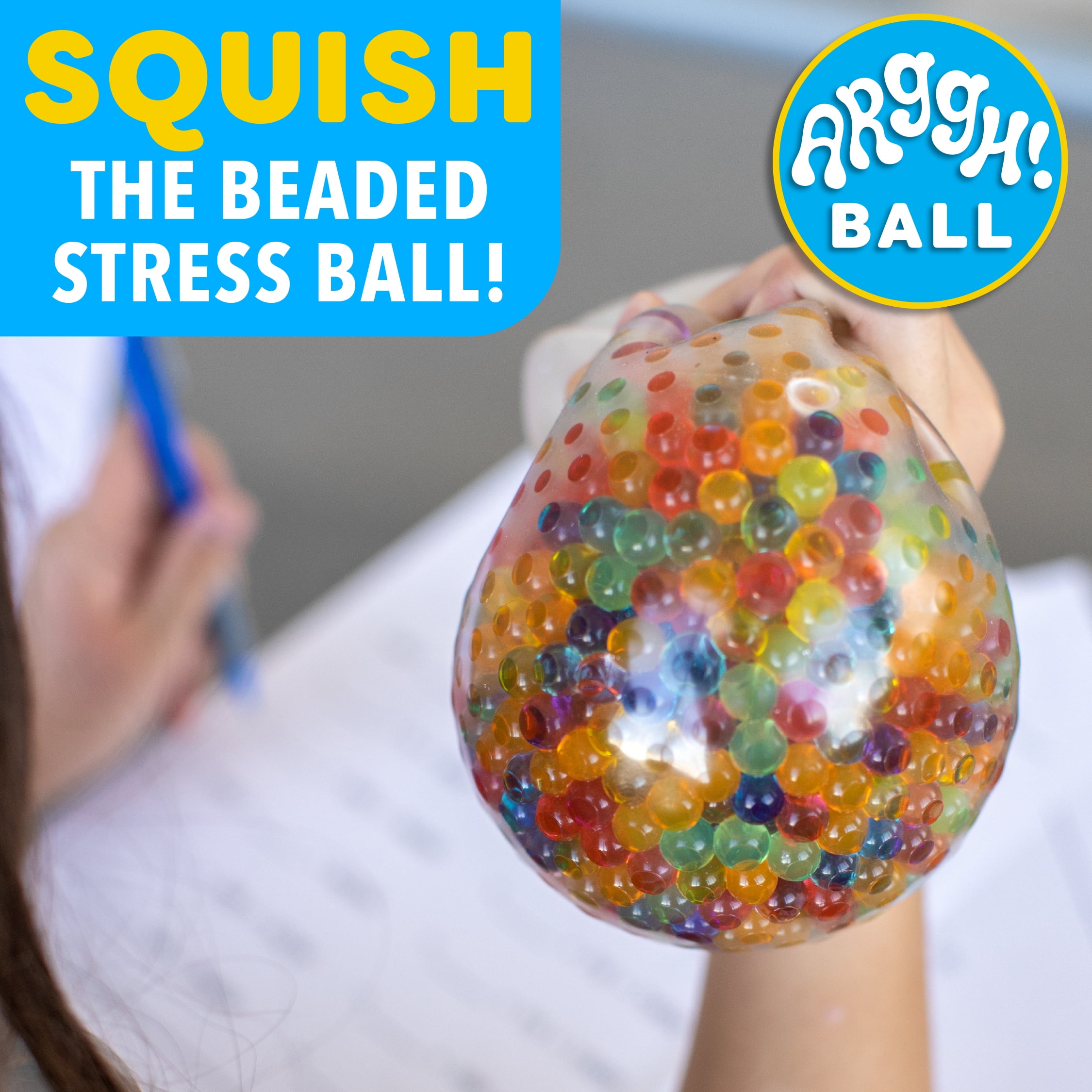 Beadeez Squishy Stress Balls With Beads