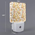 thumbnail image 2 of Sikiie Groovy Floral Led Night Light, Warm White,Cool White Lights for Bathroom,Hallway,Bedroom, Kids Room-UK, 2 of 7