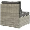 thumbnail image 4 of Modway Repose Outdoor Patio Armchair in Light Gray Charcoal, 4 of 4