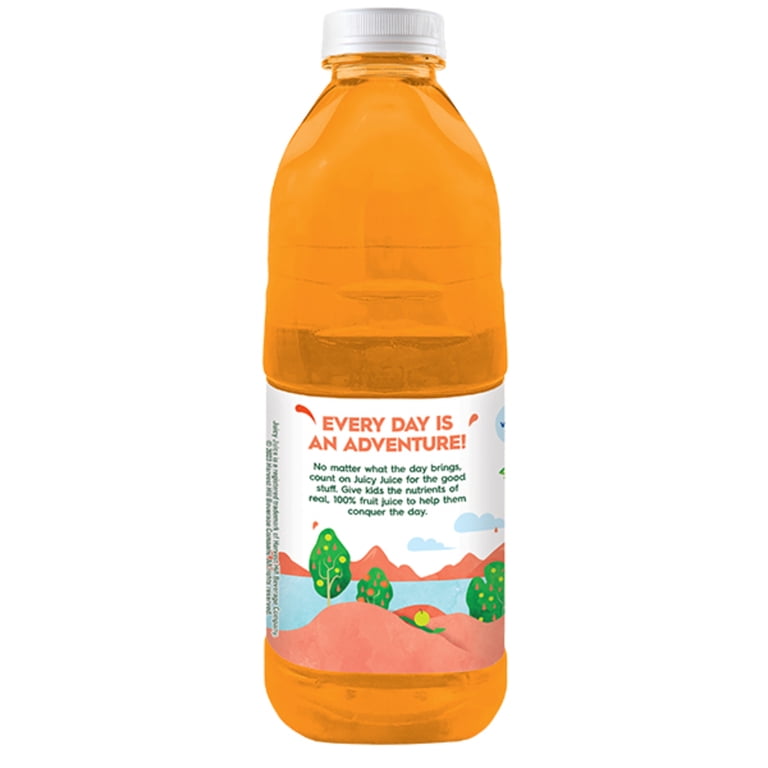 Juicy Juice 100% Juice, Peach Apple, 64 fl oz Bottle - Walmart.com