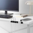 Yamazaki Home Smart Magnetic Cable Holders – Set Of 5 Adhesive Cord ...