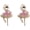 Red pearl, variant on Sweet Dancing Long Stud Earrings Temperament Inlay Rhinestone Ballerina Drop Dangle Earrings for Women Jewelry[x9010]