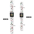 thumbnail image 3 of LNGOOR Christmas Silicone Sport Replacement Watch Band Strap for Apple Watch Series 1, 2, 3, 4&5 - 38mm, 40mm, 42mm, or 44mm (11-Colors), 3 of 5
