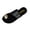 Exquisite Shoes - Black, variant on Slide Sandals for Women Open Toe Flat Slippers Asymmetrical Wide Strap Toe Loop with Large Metallic Disc Decor Casual Summer Daily Footwear