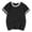 Black, variant on REDARER Girls' Striped Graphic Tee - Short Sleeve Summer Casual Cute Printed Fashion Comfortable Toddler Kids Daily Layering Top,4-5 Years