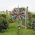 thumbnail image 7 of Wind Spinner Metal for Garden, 55"H Large Kinetic Wind Spinner, 360 Degree Two Way Windmill, Wind Sculpture for Garden & Patio, Lawn, 7 of 7