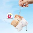 thumbnail image 3 of Plush Keychain, 2pcs/set Magnetic Cat Keychain Korean Style Cartoon Couple Pendants Cute Animal Keyring Bag Charms Car Key Accessories For Women, 3 of 7