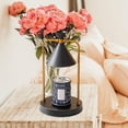 thumbnail image 4 of Lámpara calentadora de velas eléctrica, fusión de cera, mesa romántica, atenuación, quemador de aceite, fusión de velas para el hogar, SPA, boda, de la decoración Negro Macarena Calentador de velas eléctrico, 4 of 8