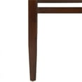 thumbnail image 5 of Home Square 2 Piece 31" Height Leather Bar Stool Set in Cognac and Walnut, 5 of 9