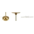 thumbnail image 5 of INK+IVY Lumivive Modern Mercury Glass/Iron Table Lamp in Gold, 5 of 9