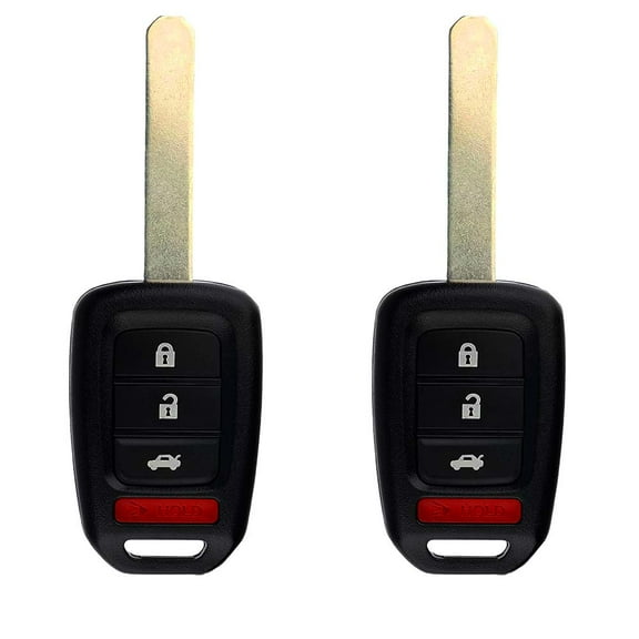 AKS KEYS New Replacement for Honda 2013-2015 Remote Head Key Fob 4B MLBHLIK6-1T (2 Pack)