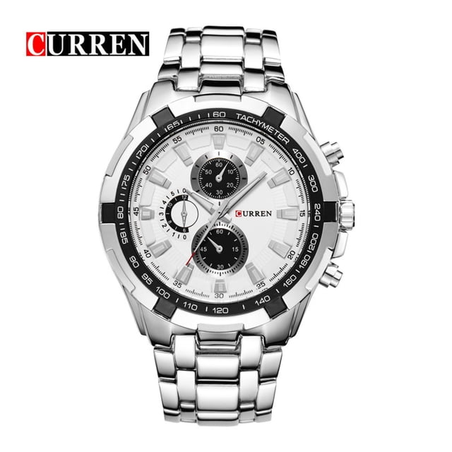 Reloj Curren KRE021902 plateado Hombre Cuarzo